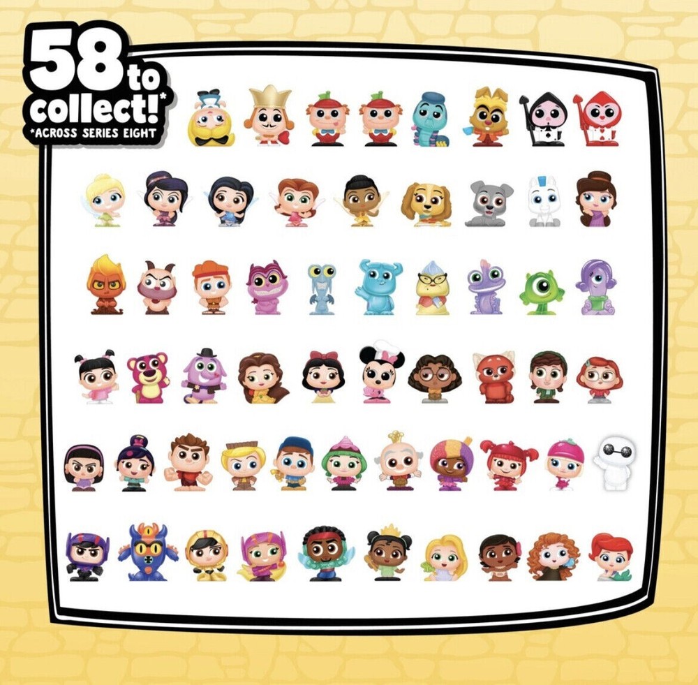 Disney Doorables SERIES 8 Faries Monsters Inc Hercules Turning Red Wreckit Ralph