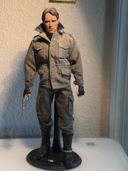 Rare Custom One OFF Arnold schwarzenegger No Hot Toys Terminator 1/6 Figure