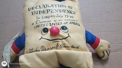 Vintage Polyester Plush By Toy Network 1970’s Declaration of Independence