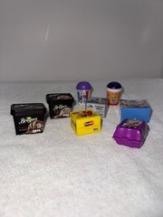 Lot of 8 Shopkins Real Littles Dessert Treats Real Branded Mini Containers Only