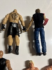 Lot of 10 WWE Wrestling Action Figures Mixed Wrestlers Mattel Jakks Vintage Toys