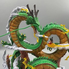 24cm Dragon Ball Shenron & Goku PVC Action Figure Collectible Model No Box