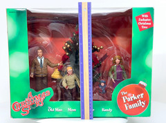 NECA – A Christmas Story – The Parker Family With Christmas Tree – Full Set RARE