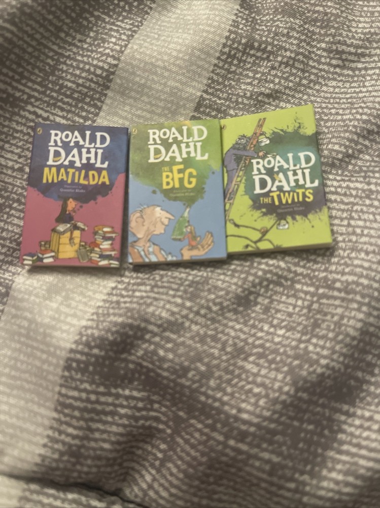 Roald Dahl Matilda BFG and Twits Mini Brand Books (3 Mini Books)