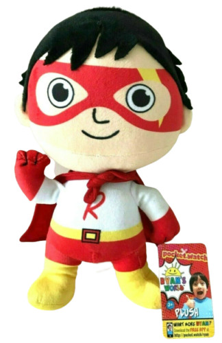 8 inch Ryan’s World RYAN Plush Red Titan Super Hero Plush Toy. NWT