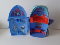 PJ Mask 21 Action Figure Lot & 2 in 1 Headquarters and rocket Ship