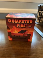 100 Soft Dumpster Fire Limited Edition Vinyl Figure Hellfire Edition Brand New