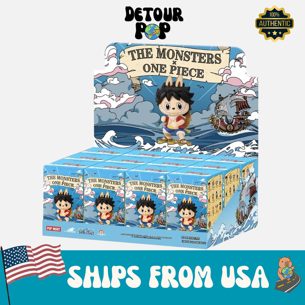 *USA* AUTHENTIC POP MART – THE MONSTERS LABUBU x ONE PIECE Blind Box Set SEALED