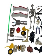 Vintage 1980’s – 2000’s 3.75″ MIXED HUGE Lot of Parts, Weapons, Accessories ETC.