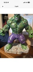 Hulk Plastic Figure Green/Purple w/ Gray Base Comic Book Heroes 11 inches