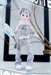 Pre-Sale Forgotten City Silvery Snake 6.8In Bjd Dressable Action Figure Gift
