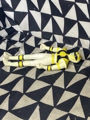 1994 POWER RANGERS White Ranger AF Bendable Rubber Bend-Em Jason David Frank VTG