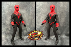 Custom 8″ Mego Scale SpiderMan Assassin Peter Parker Action Figure & Display Box