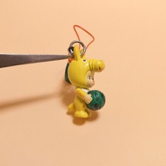 KEWPIE Baby as Yellow Rody WATERMELON KEYCHAIN 1″ Mini Figure Toy Collectible