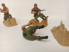 1974 Mattel heroes in Action Soldiers: 6-10