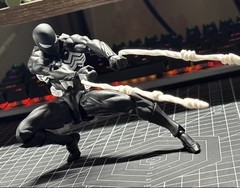 NEW CT Toys Messtoys Symbiote Spider-Man Black Spider Action Figure Boxed