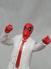 Marvel Legends White Suit Deadpool (Hit Monkey 2 Pack) 6” Action Figures