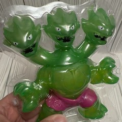 Heroes of Goo Jit Zu Ultra Rare HYDRA Moose Figure Green Three Heads No Package