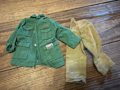 GI Joe AT White Tiger Hunt Jacket & Pants 1970 Hasbro Hong Kong #7436