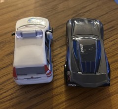DISNEY Metal Pixar Cars 2 Jackson Storm & Alex Carvill