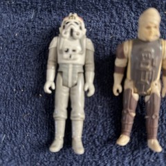 4 Each Vintage 1980 Kenner Star Wars Figures Hong Kong See Pictures For Cond