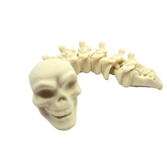 Grim Reaper Skull & Spine Articulated Figure 3D Printed