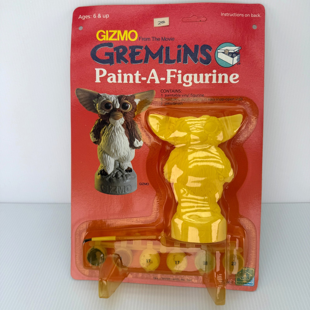 Vintage Gremlins Gizmo Paint a Figurine Figure 1984 Hasbro *NEW SEALED *READ