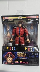 Ultra Street Fighter II M. BISON 6″ inch action figure JADA Toys Loose complete