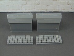 Custom 1:12 Scale Control Room Mission 4pc Radar Monitor TYPE2 Diorama Prop Set