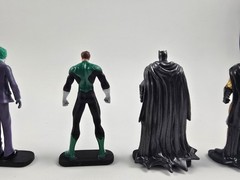 DC Comics Justice League Deluxe Mini Figz Series 1 Complete Set of 9 Figures