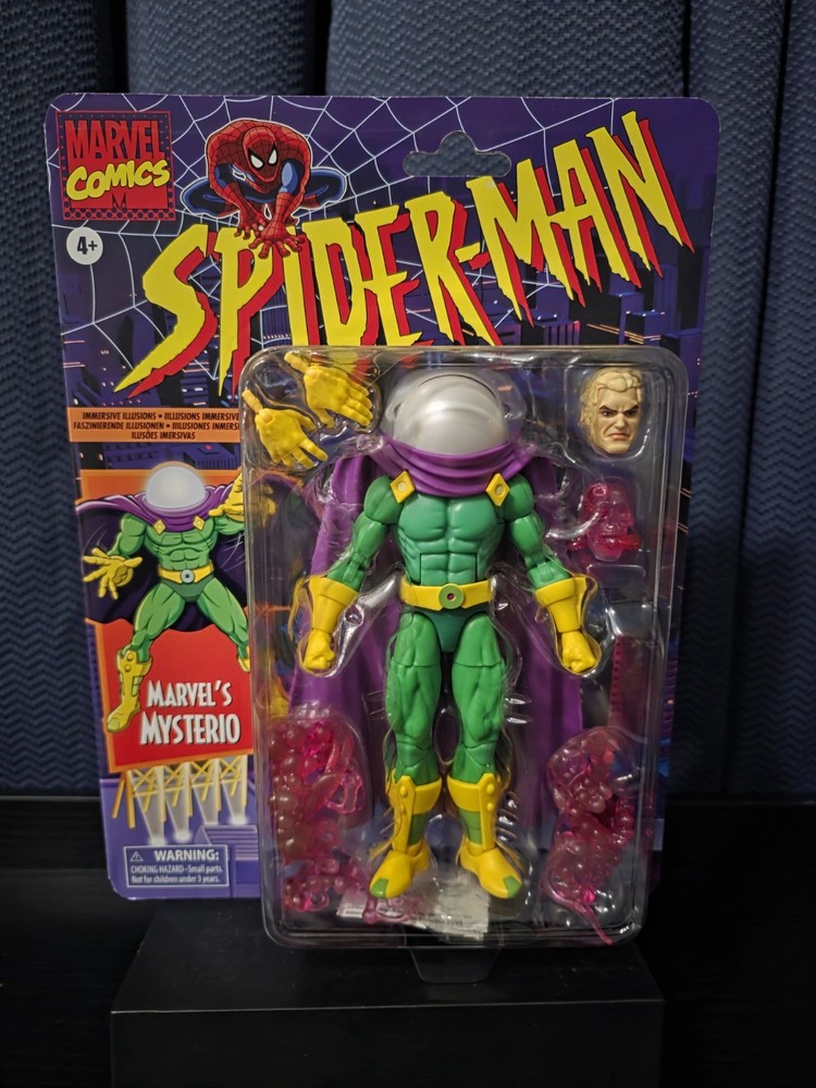 Marvel Legends Mysterio Retro Spider-Man Vintage Card New Sealed Hasbro