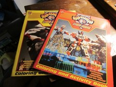 lot of 2 Superhuman Samurai Syber Squad Activity Books Coloring Dot to Dot