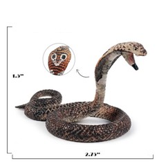 Mini Naja Cobra Snake 1.5″ Fake Realistic Model Toy Figure Collector Gift Kids