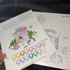 Vtg 1985 My Little Pony G1 Hasbro Lullaby Nursery Press Pre-Prod Style Guide