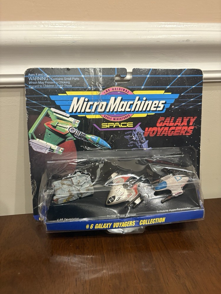 Micro Machines Space #6 GALAXY VOYAGERS COLLECTION Ship Set 1993 Galoob 65824