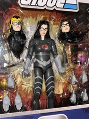 Super7 G.I. Joe ULTIMATES BARONESS BLACK SUIT Wave 4 Cobra Officer Figure NEW