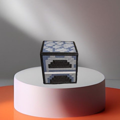 Pixel Blocks, Grass, Bricks, TNT, Chest, Cauldron, Furnace, 3D Printed