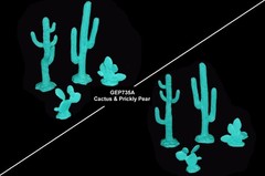 Cactus Prickly Pear Auburn Rubber Western toy soldiers MARX playsets