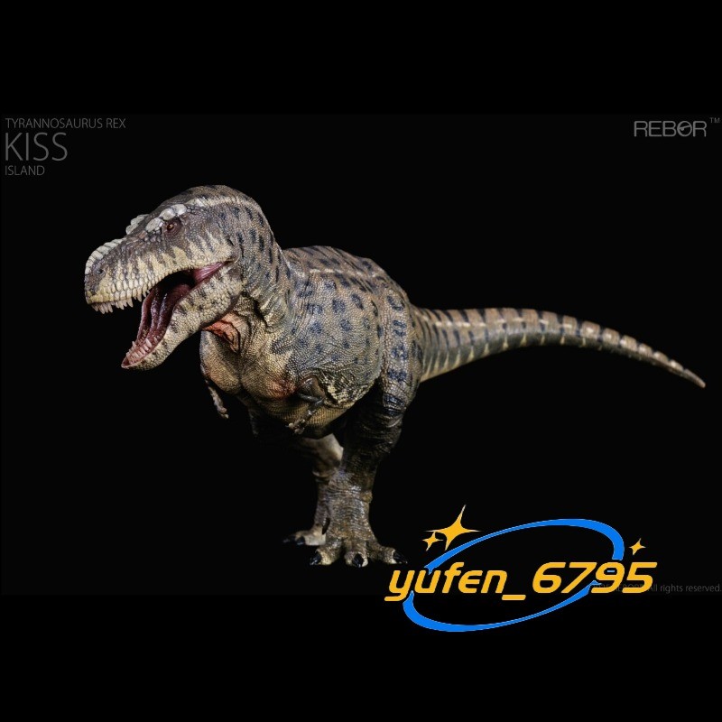 REBOR 1/35 Tyrannosaurus Rex Kiss Island Figure Dinosaur Model Adult Toy Gift