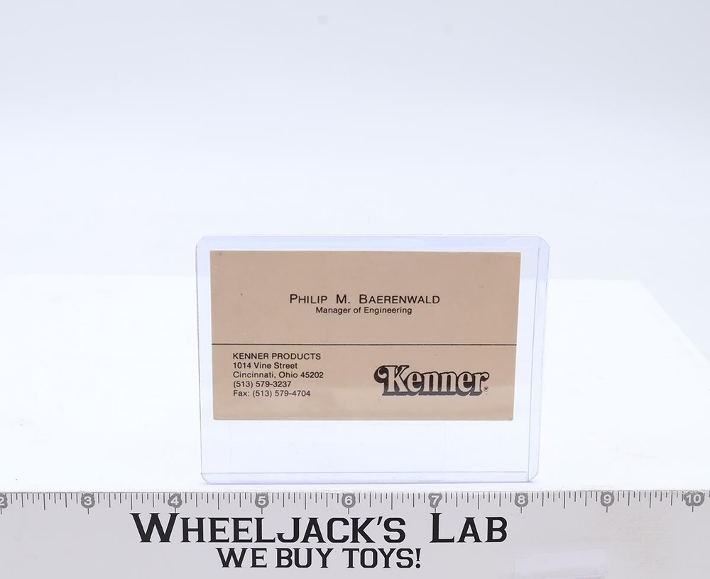 Vintage Kenner Employee Business Card Manger of Engineering