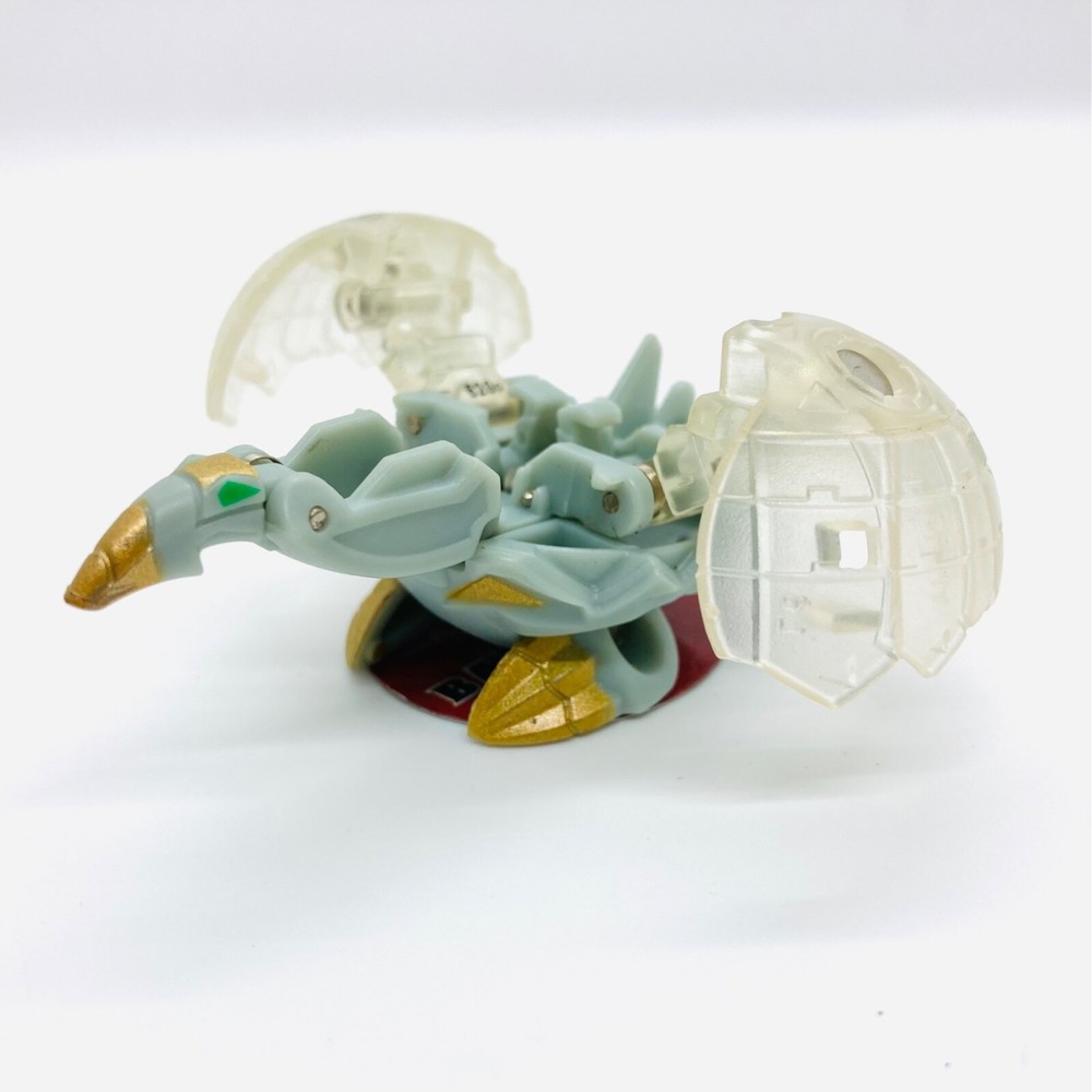 Very Rare Bakugan BakuMutation Half Haos Half Clear Wired 620G Translucent
