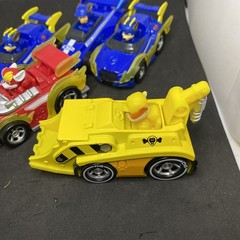 Paw Patrol Car Chase Rubble Marshall Police Fire Truck Construction Lot Of 5