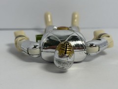 Vintage Mighty Morphin Power Rangers Silver Chrome Ranger Action Figure 1995