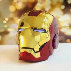 Iron Man Gold MK5 Helmet Electronic Voice Activated Open&Close Mask Autoking New