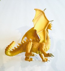 Schleich RARE Yellow Exclusive Dragon