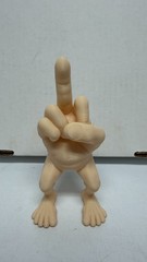 3D Printed Middle Finger Butt Man