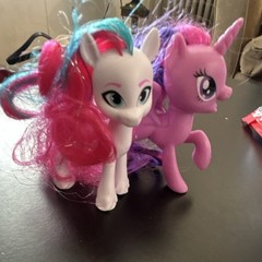 Set Of 4 Small My Little Pony Figures