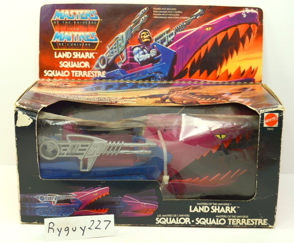MOTU, Land Shark, Italy, Masters of the Universe, MISB, sealed box, He-Man MOC
