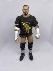 WWE CM Punk Elite Series 11 Nexus COMPLETE RARE Mattel Wrestling Figure