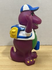 Vintage Barney Back To School Coin Piggy Bank Lyons Group 1992